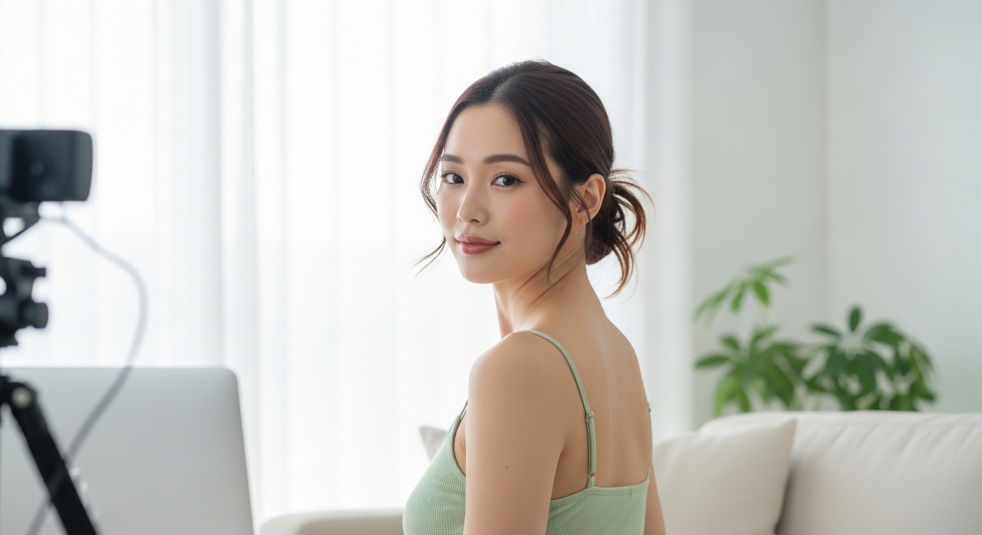 PCとウェブカメラの例