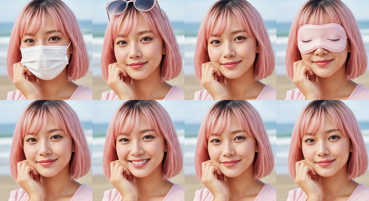 ウィッグ+αの例