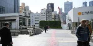 新宿 サザンテラス スターバックス 角 右折 通勤ルート チャットレディ 花びらの道