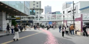 新宿 南口 横断歩道 バスタ新宿 サザンテラス 入口 通勤ルート チャットレディ 花びらの道