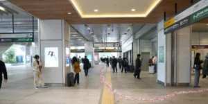 新宿 新南改札 通路 チャットレディ 通勤ルート 花びらの道 案内